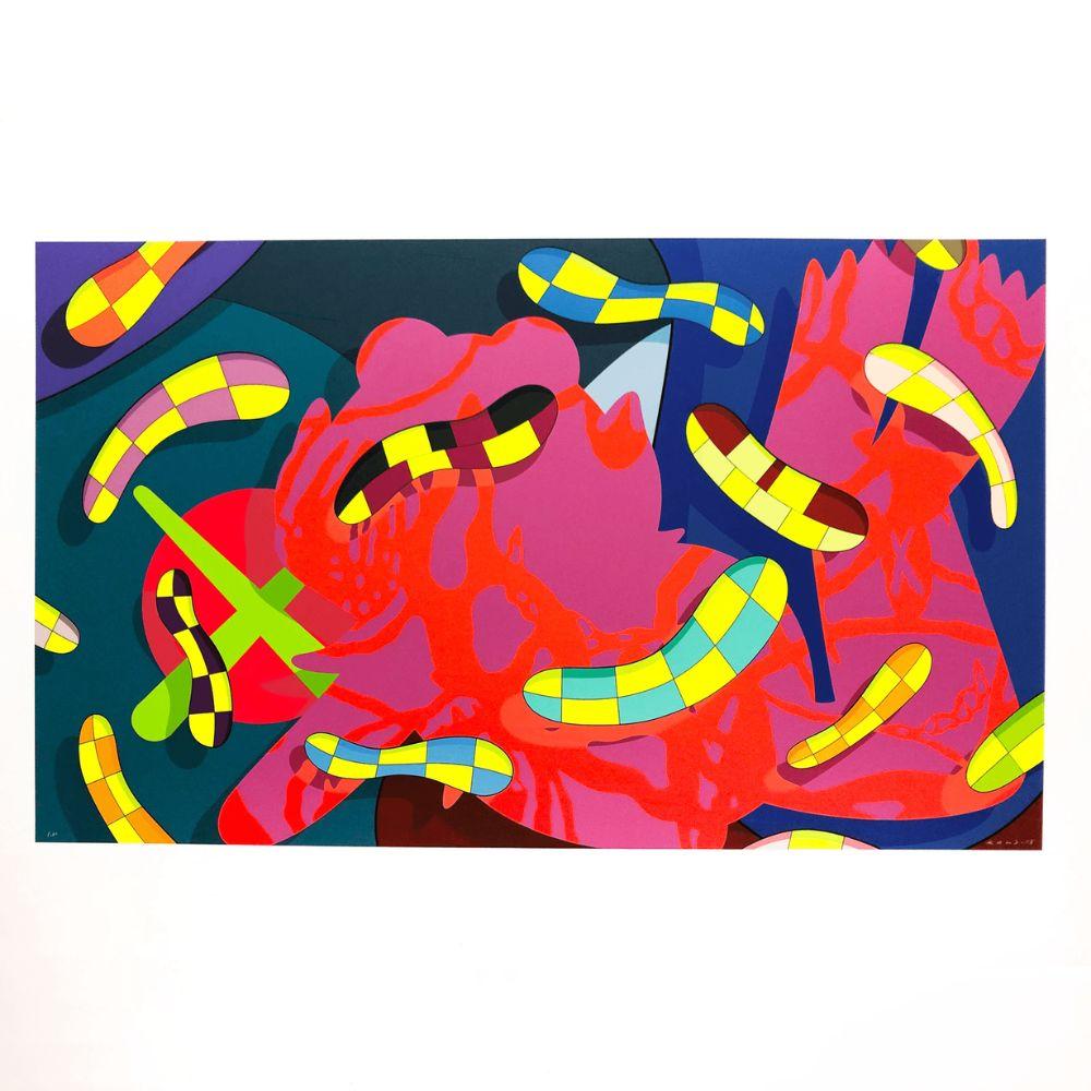 Tiempo Perdido, Solo Otra Vez, Muy Muy Abajo - Print Contemporáneo de KAWS