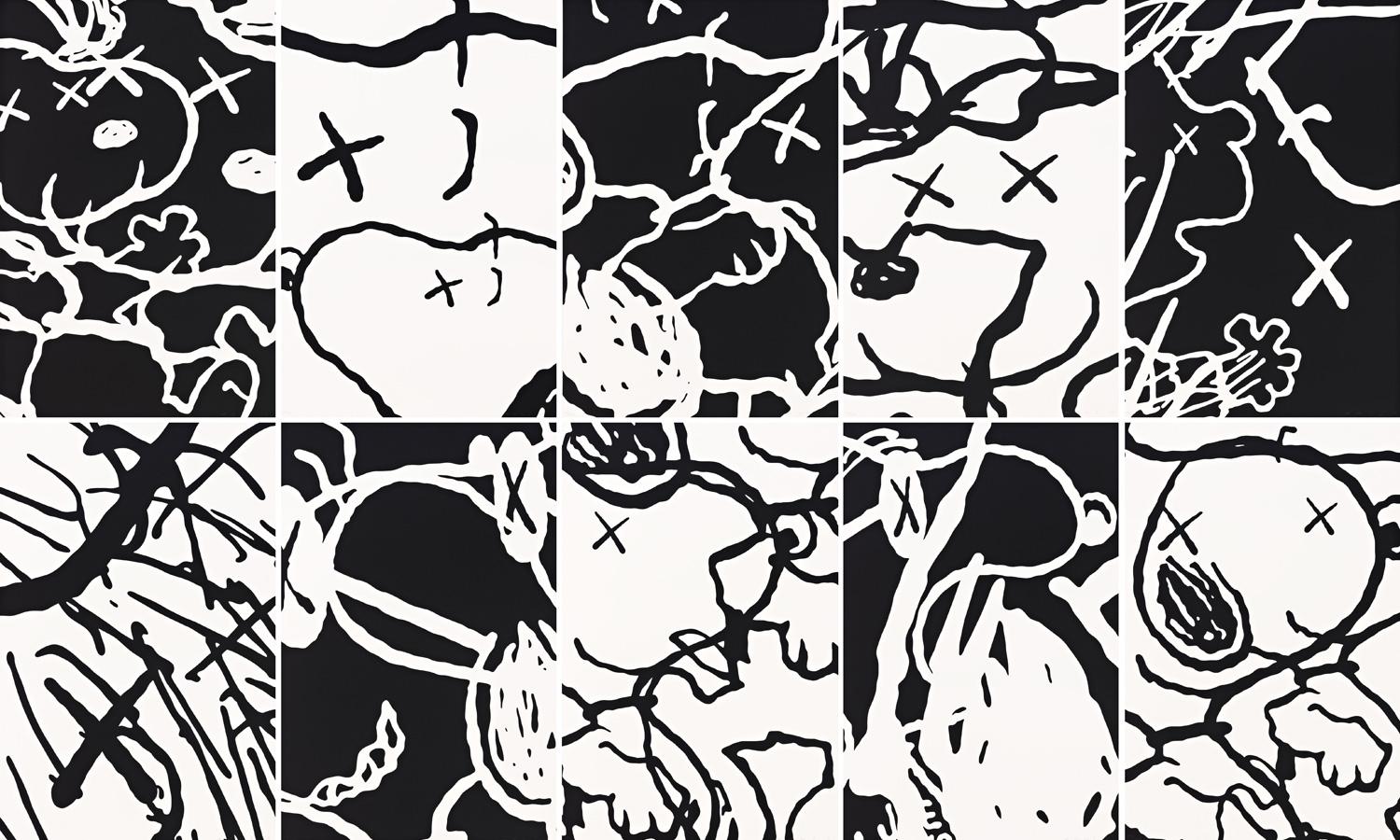« Le meilleur ami de l'homme » – Ensemble complet, style AM Contemporary, encadré, années 2010, 35 x 22 pouces