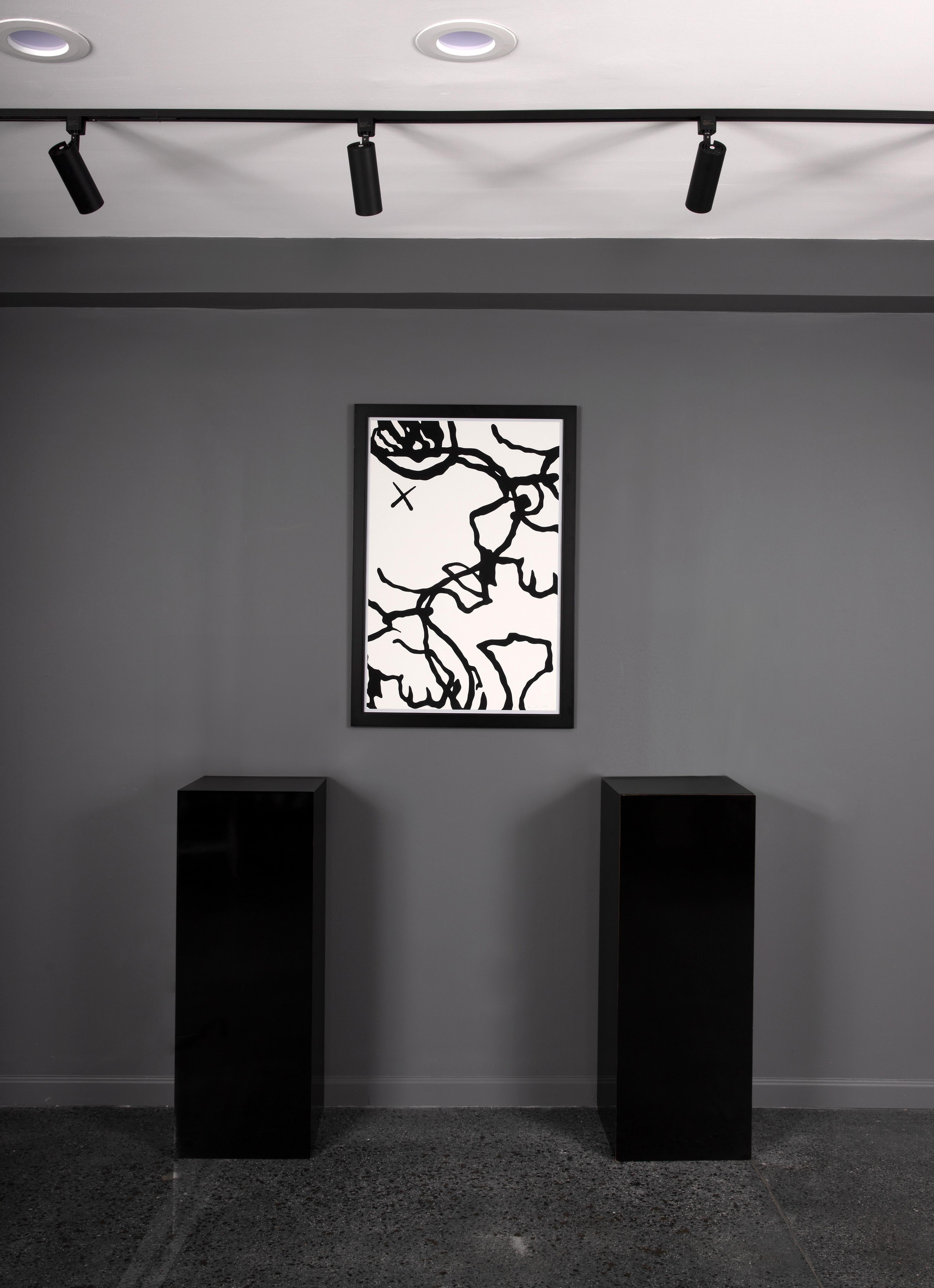 'Man's Best Friend' VIII Silkscreen Print, 2016 - Gray Animal Print by KAWS