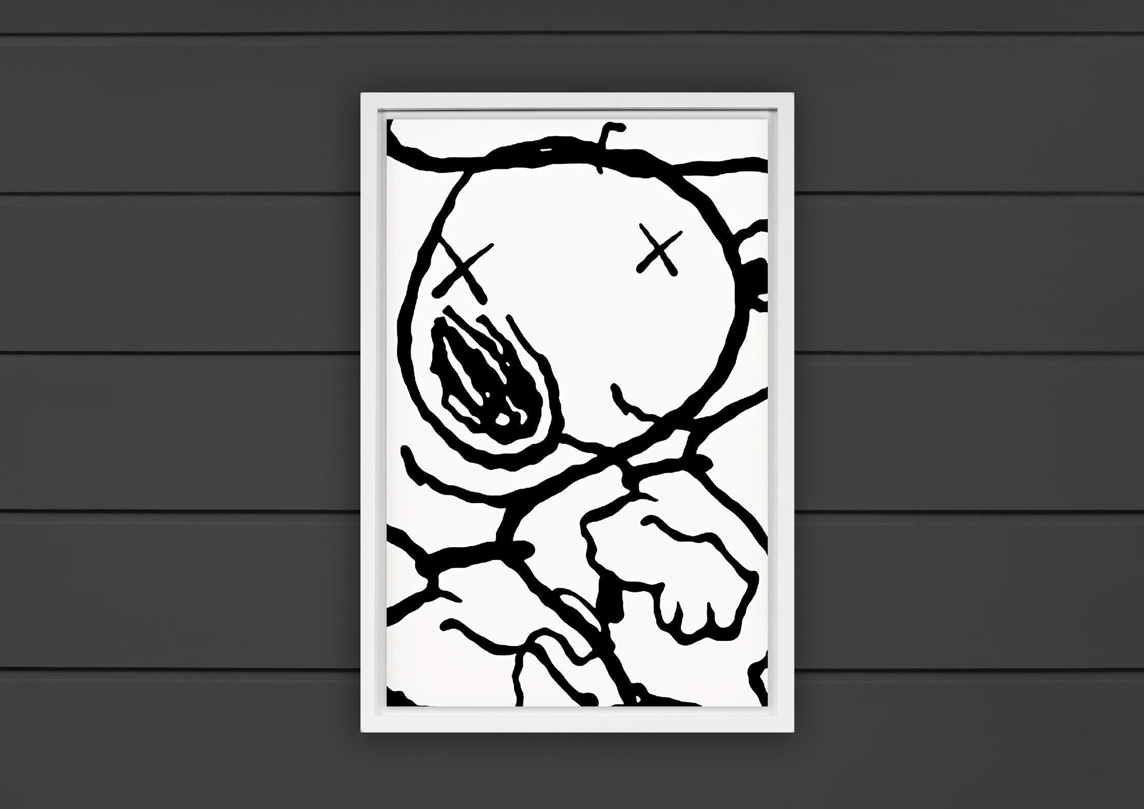 MBF: Man's Best Friend' X - Gray Print by KAWS
