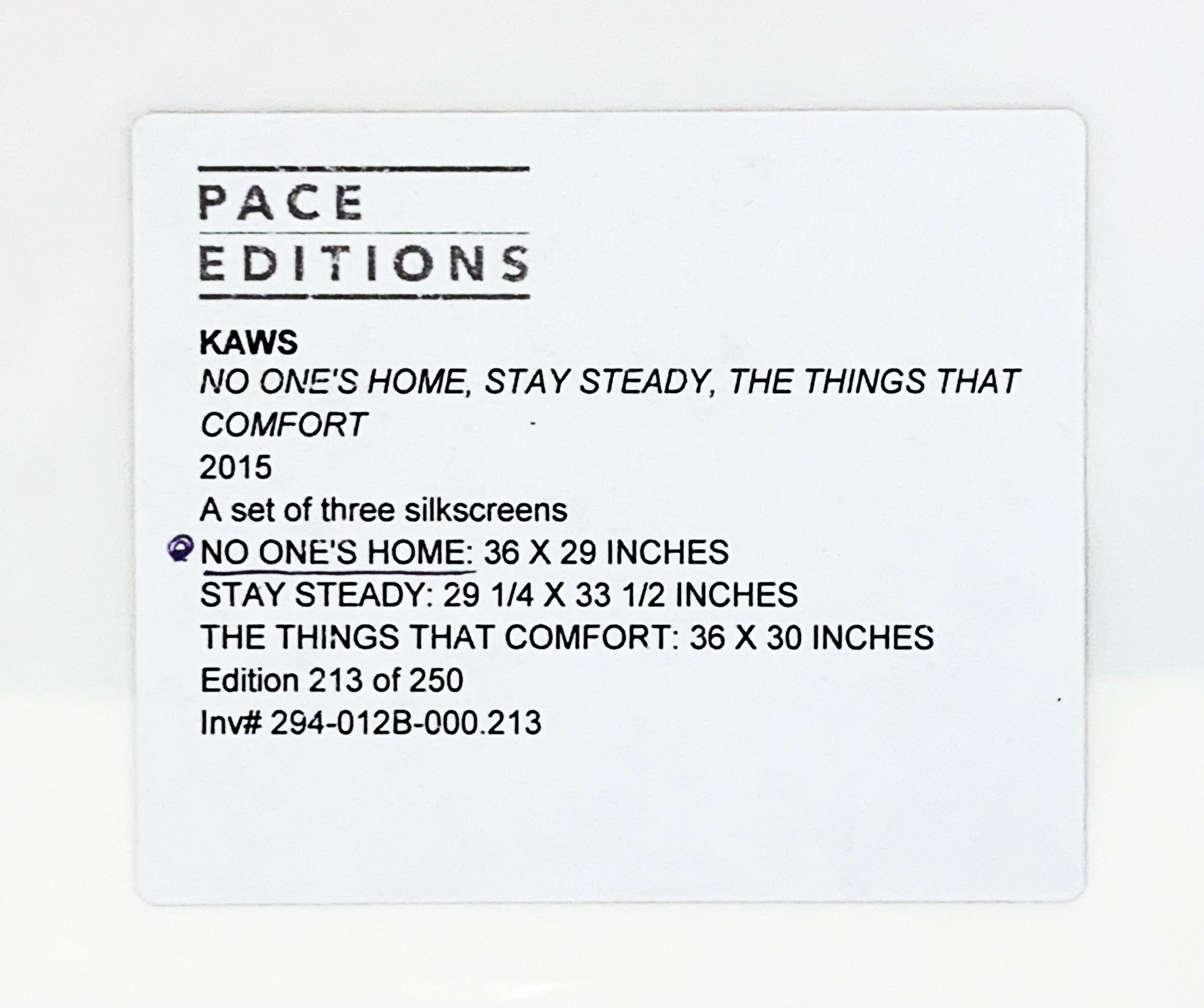 No One's Home - Red Animal Print by KAWS