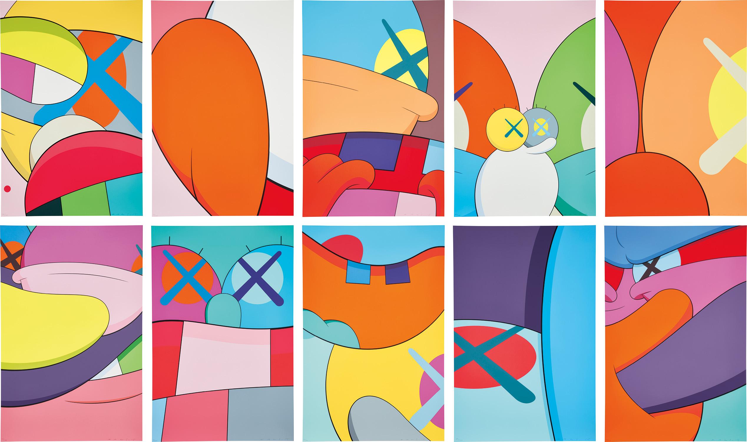 KAWS Figurative Print - NO REPLY