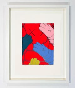 Original KAWS Signierter Siebdruck, 2020, URGE 10
