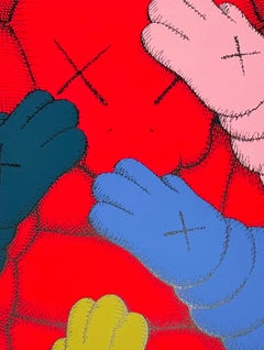 Original KAWS Signierter Siebdruck, 2020, URGE 10