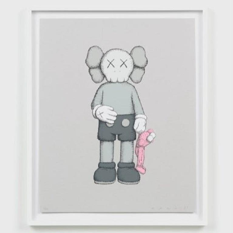Share, Screenprint on Grey Paper by KAWS, 2021

KAWS is an American graffiti artist and designer known for his toys, paintings, and prints. Born Brian Donnelly on November 4, 1974 in Jersey City, NJ, KAWS graduated with a BFA from the School of