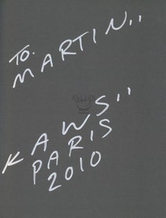 Signed KAWS Colette x Rizzoli artist book (KAWS Rizzoli blue cover) 2010