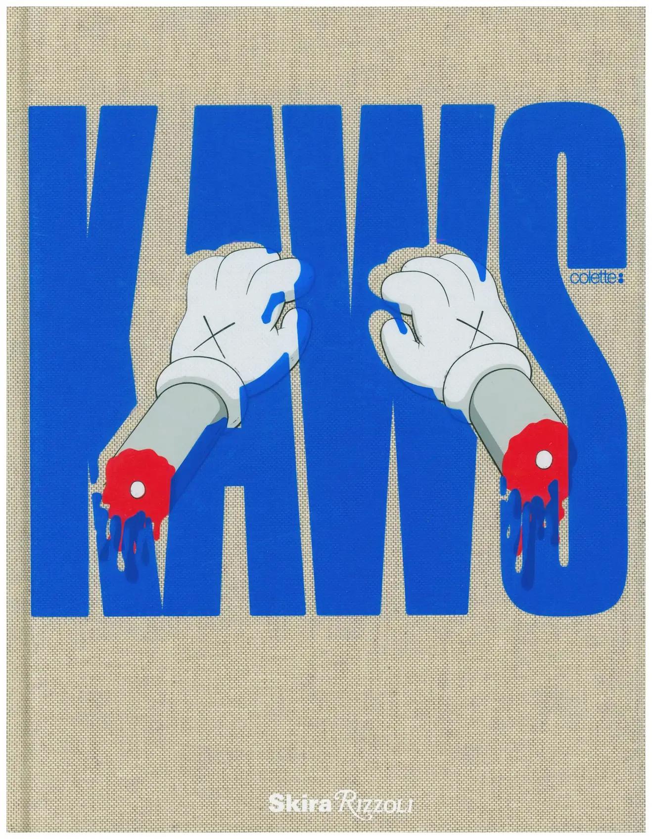 Signed KAWS artist book 2010 (KAWS Colette Rizzoli blue cover)