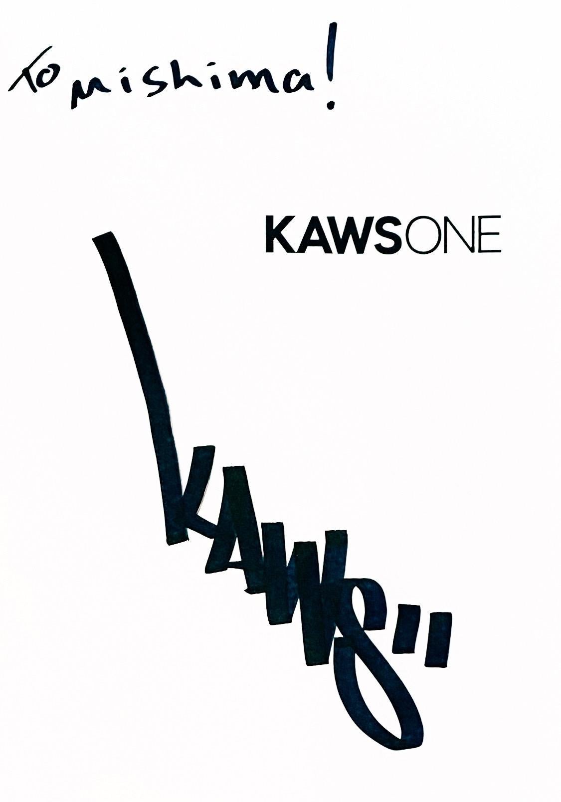 Monographe signée KAWS ONE (signée KAWS Tokyo 2001) en vente 1