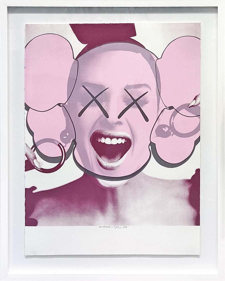 Supermodel 2 Screen Print, Hand Signed, Street Art, 1999, Edition 7/50
