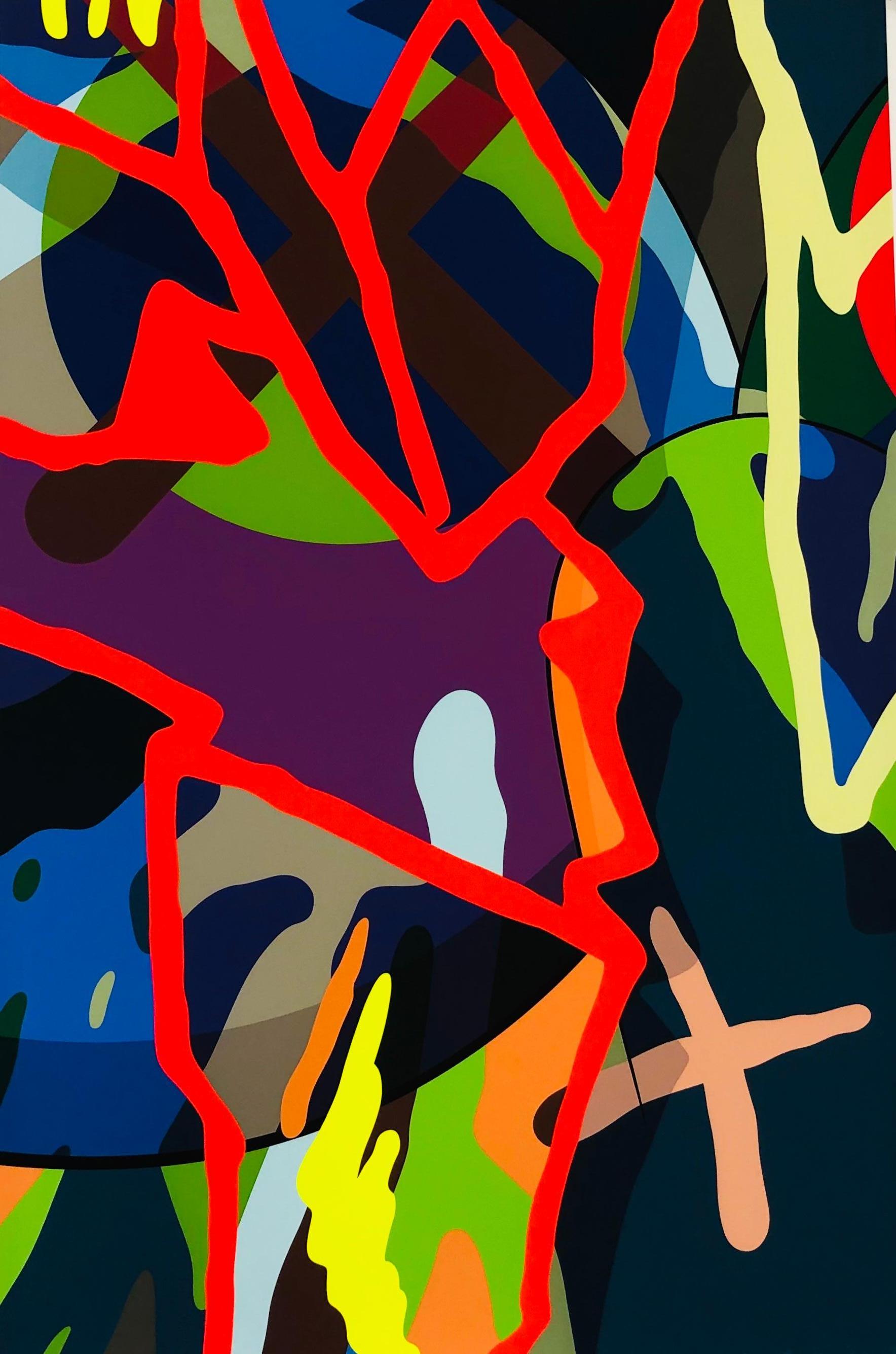 KAWS Abstract Print - Tension 8