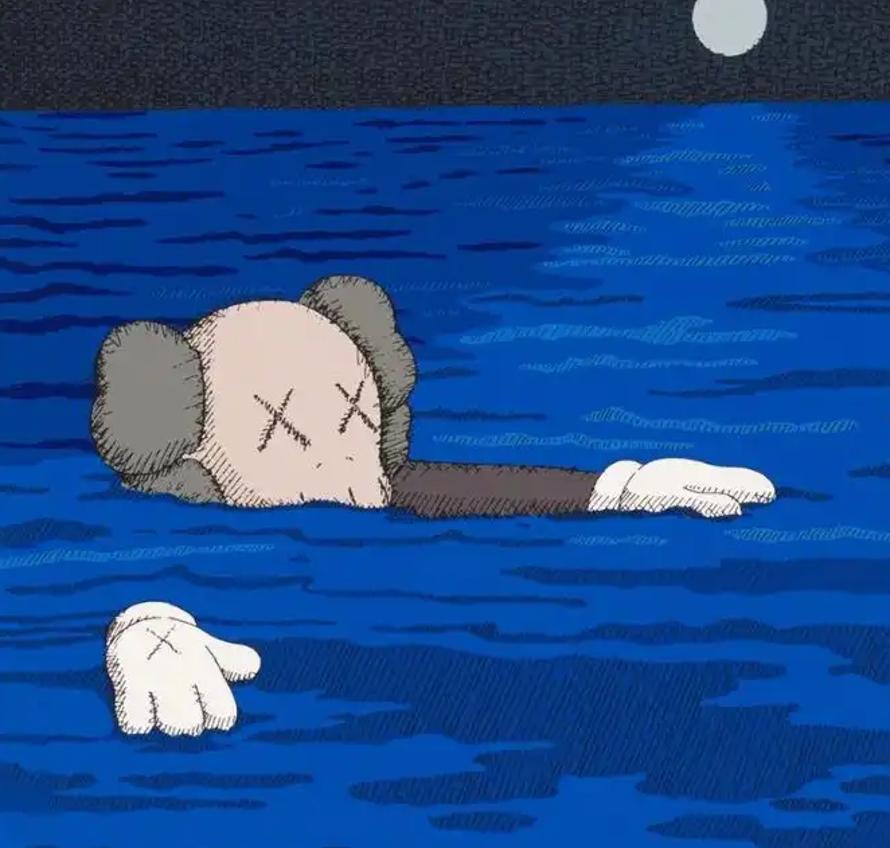 kaws painting