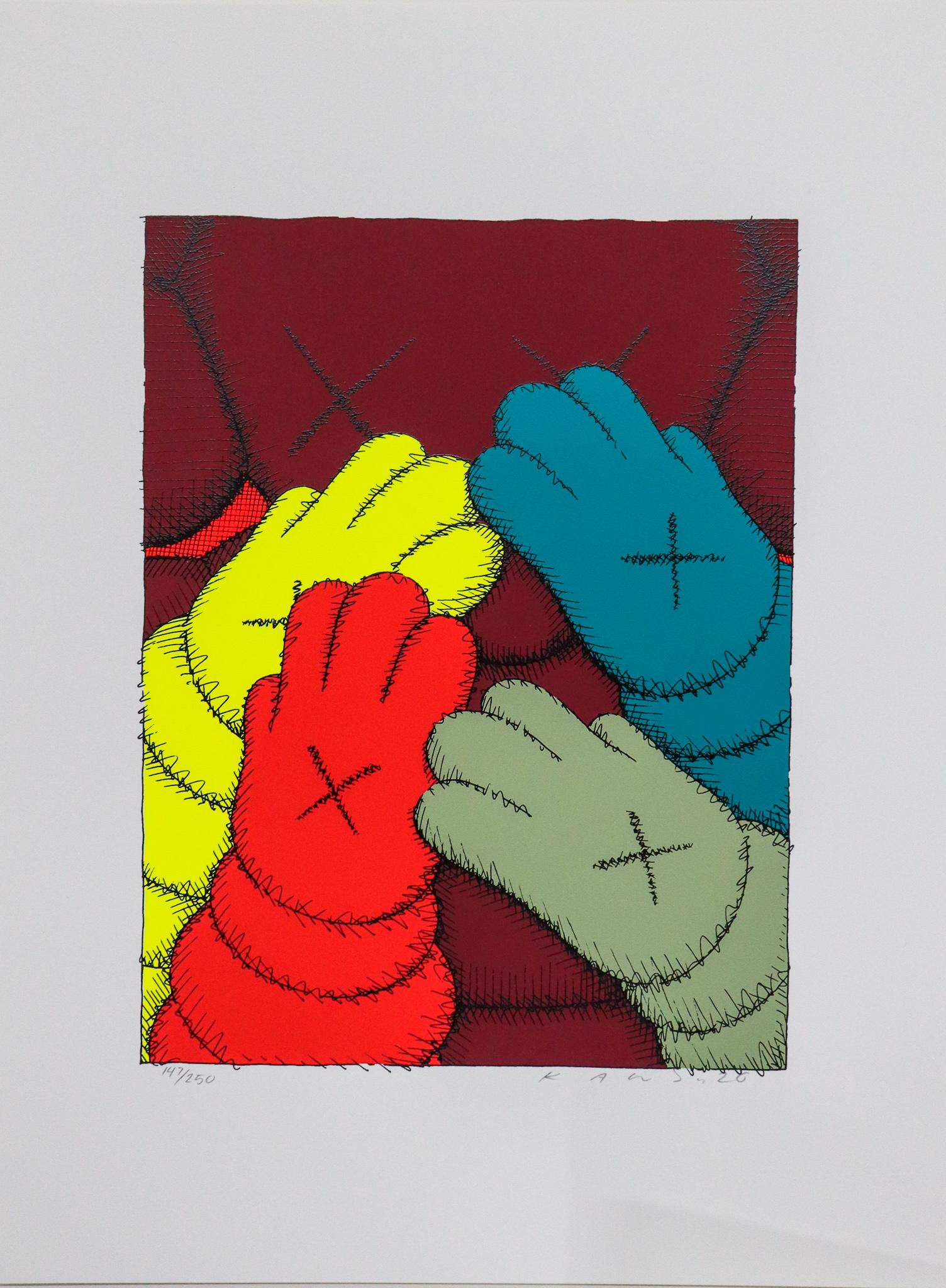 KAWS
Untitled from Urge (Dark Red)
From the rare limited edition of 250
Original Screen print on paper
Hand signed and numbered
MINT Condition

