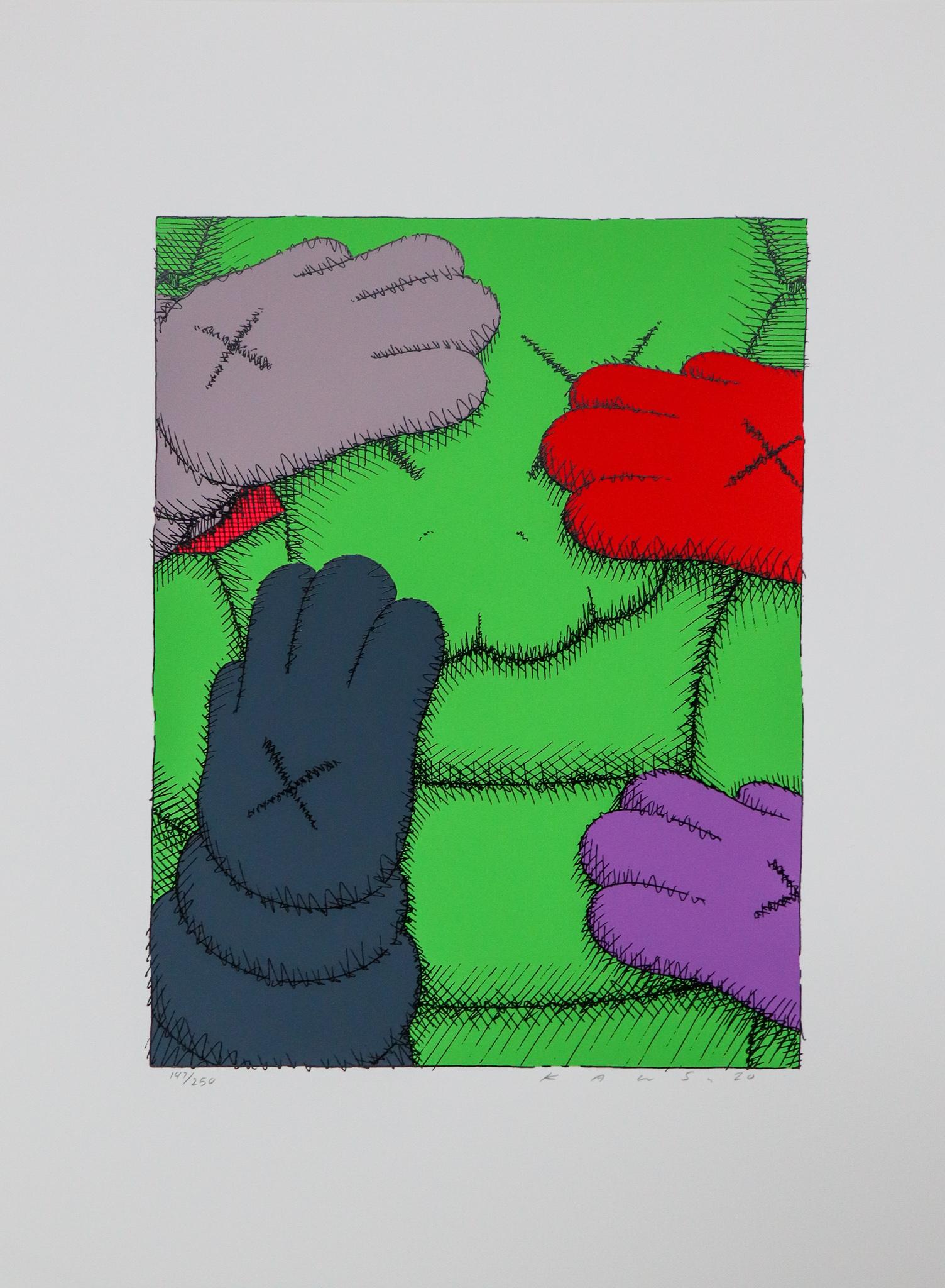 Untitled from URGE (Green) - Print by KAWS