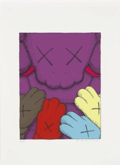 Senza titolo da URGE (Purple) Serigrafia originale firmata