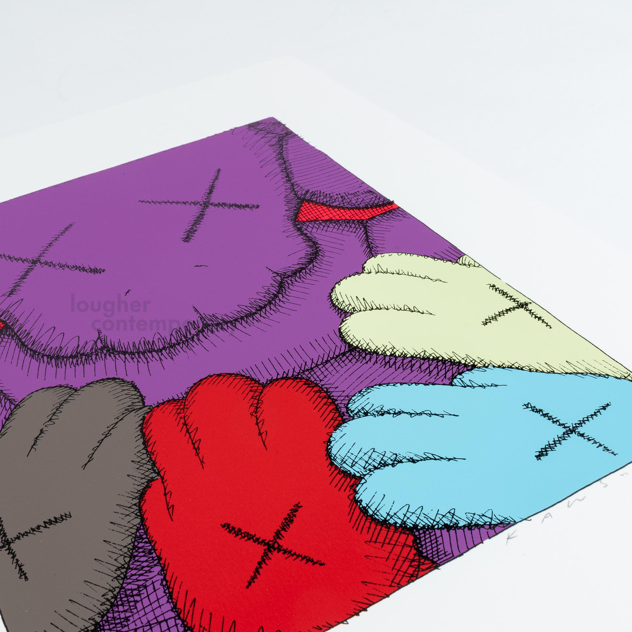 Urge (Purple) - Contemporary Print by KAWS