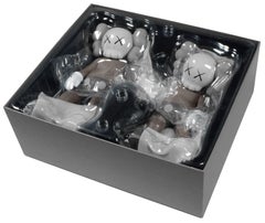 2019 "Along the Way" Brown Set of Two Vinyl KAWS Figures from Medicom Toy Corp.