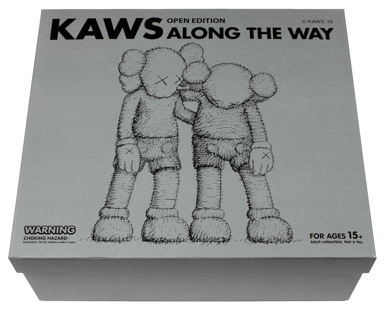 2019 "Along the Way" Brown Set of Two Vinyl KAWS Figures from Medicom Toy Corp.