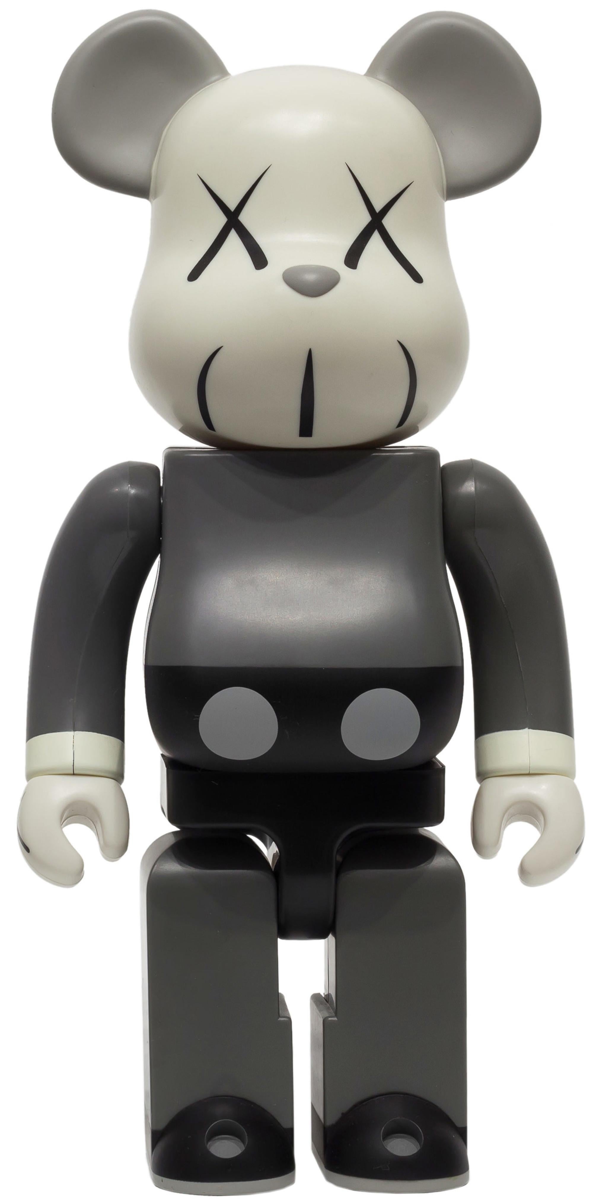 400% Gray Bearbrick - Art by KAWS