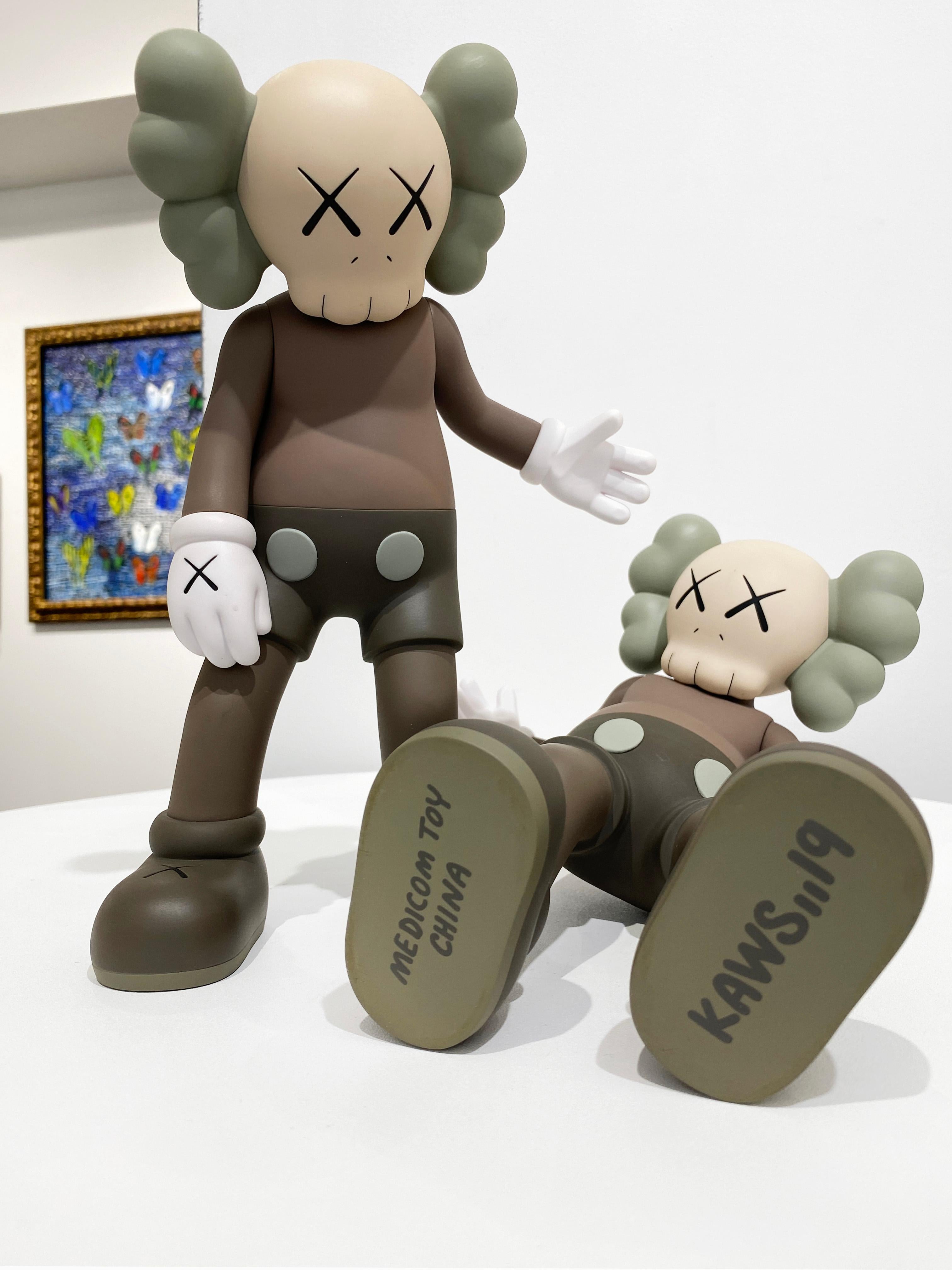 Along The Way (Brown) - Contemporary Sculpture by KAWS