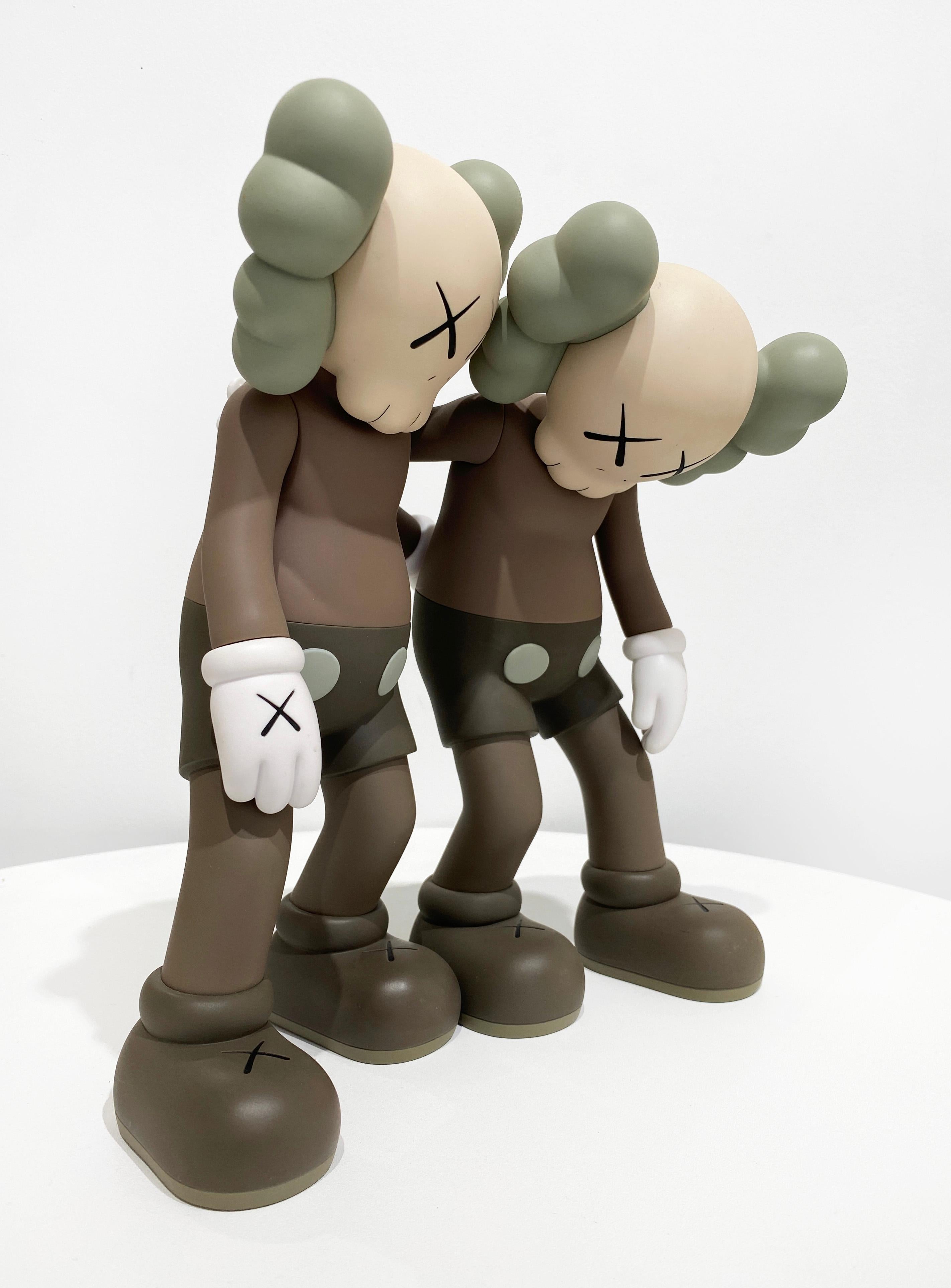 Artist:  KAWS, 
Title:  Along The Way (Brown)
Series:  Toys
Date:  2019
Medium:  Sculpture
Unframed Dimensions:  10