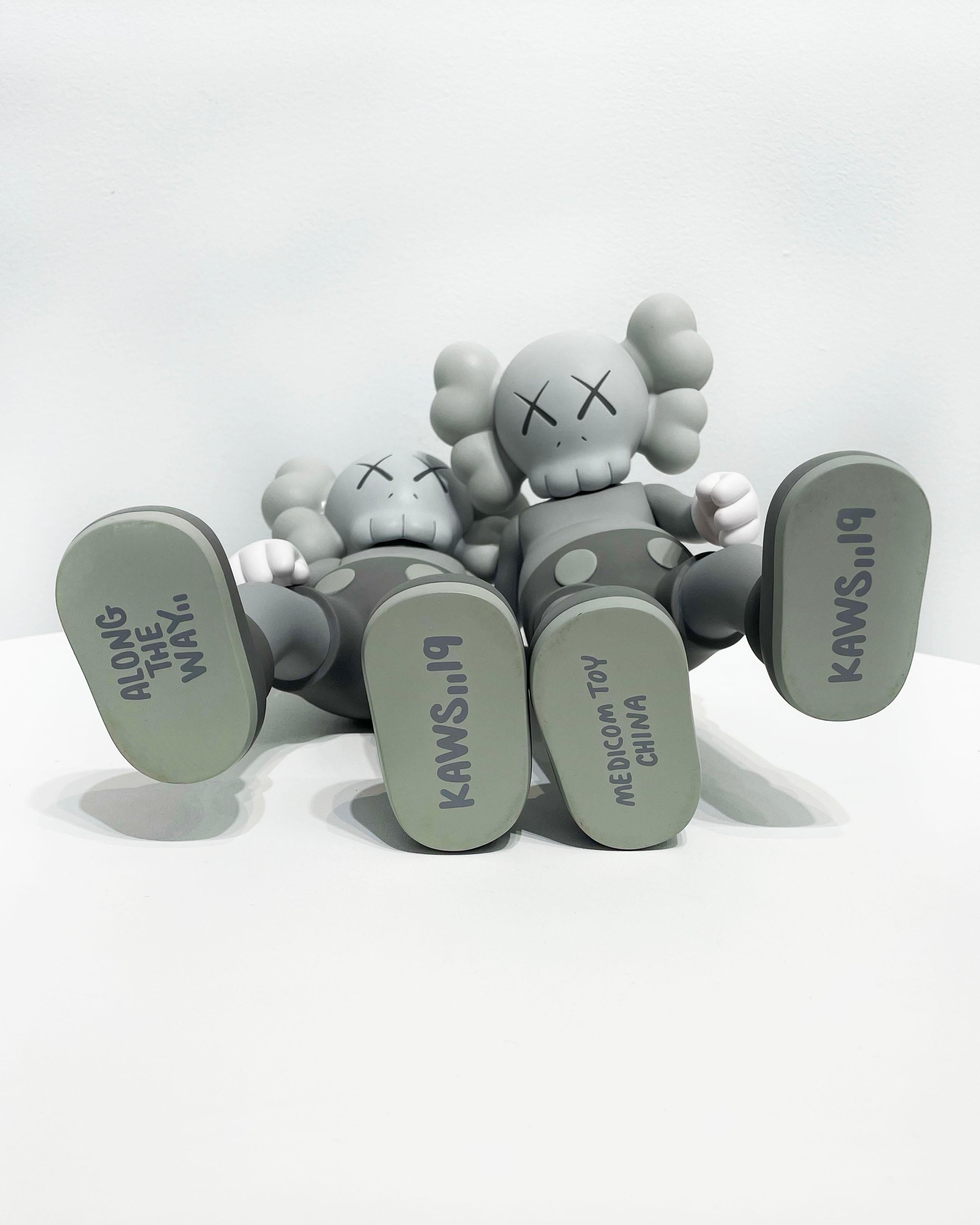 Artist:  KAWS, 
Title:  Along The Way (Gray)
Series:  Toys
Date:  2019
Medium:  Sculpture
Unframed Dimensions:  10