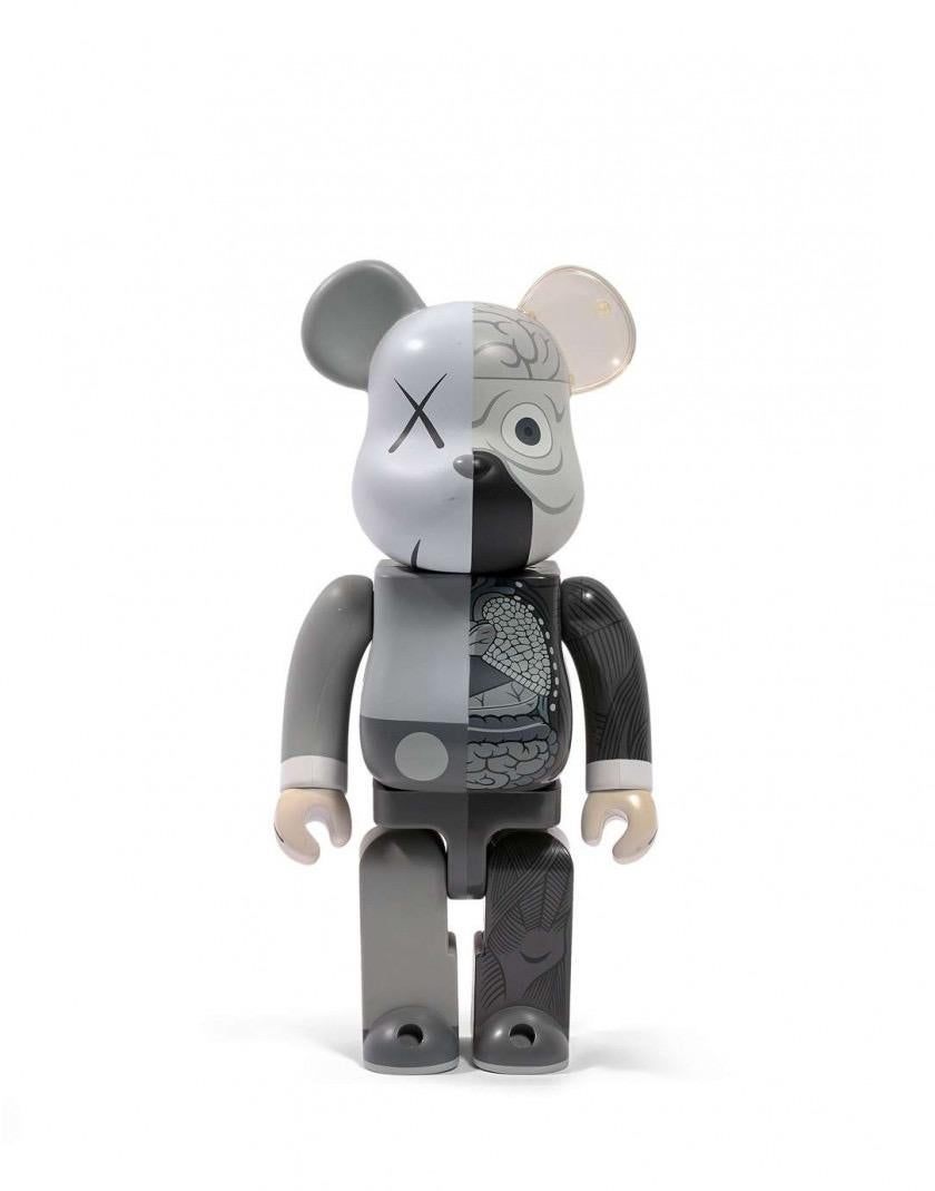Bearbrick Kaws Grey Dissected 1000% - Sculpture by KAWS