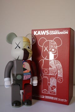 KAWS X Be@rbrick Dissected 400% (Rosso)