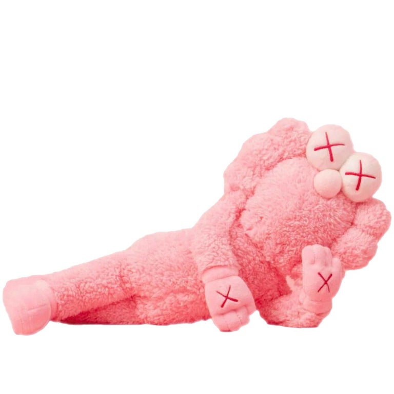 KAWS BFF Plush pink For Sale at 1stDibs