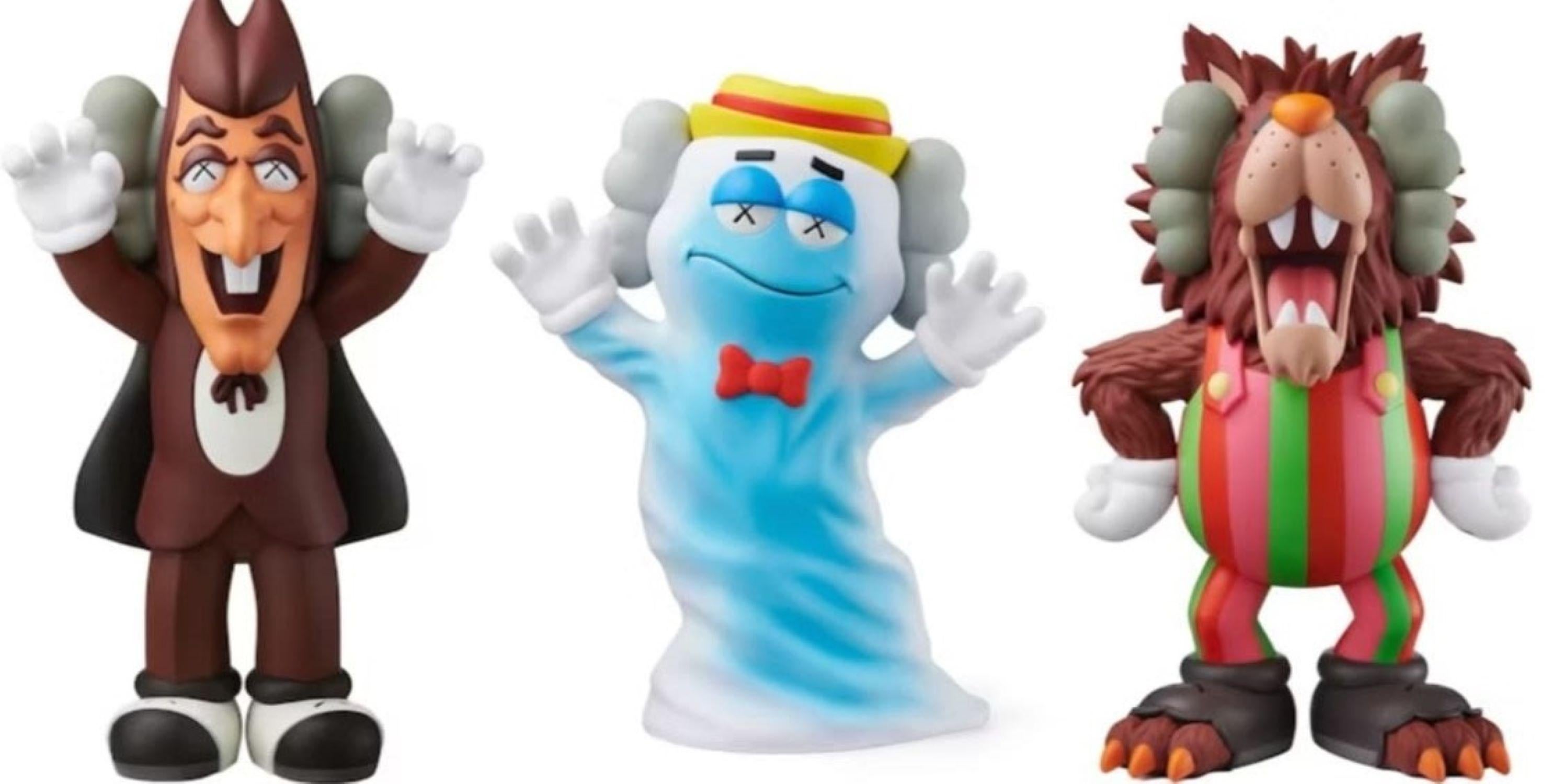 Cereal Monsters - Set Of 4 By KAWS For Sale 1