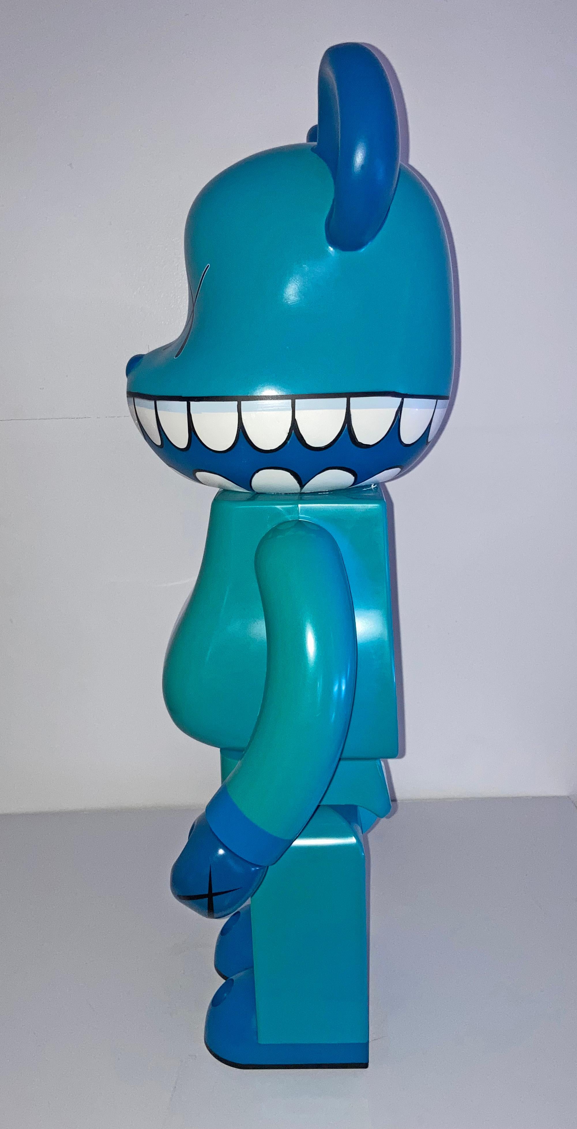 Chomper Bearbrick 1000% - Contemporary Sculpture by KAWS