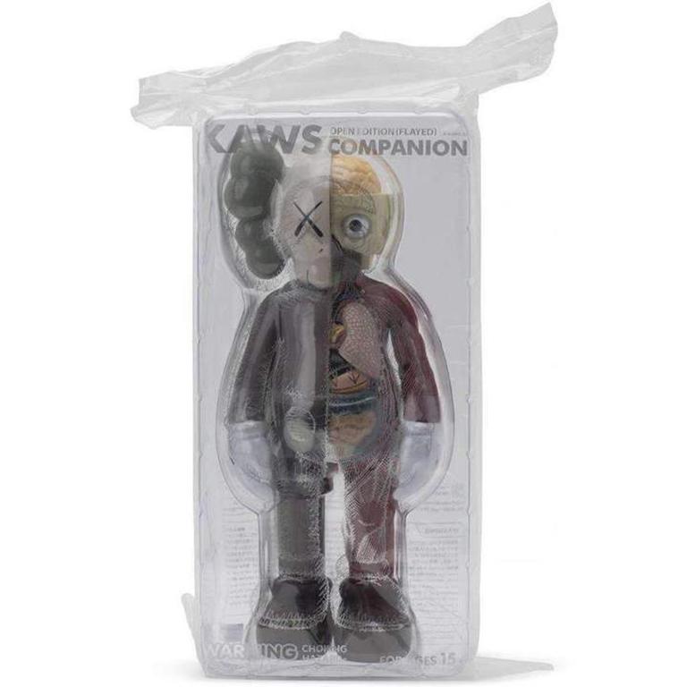 KAWS Figurative Sculpture - Companion Flayed (Brown)
