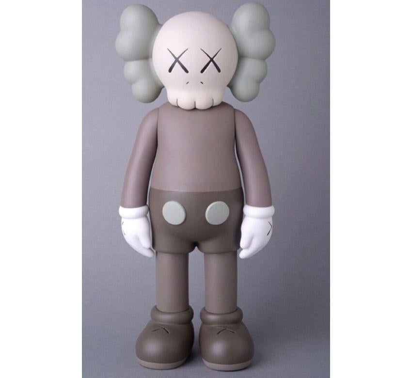 Companion (Brown) Open Edition - Sculpture by KAWS