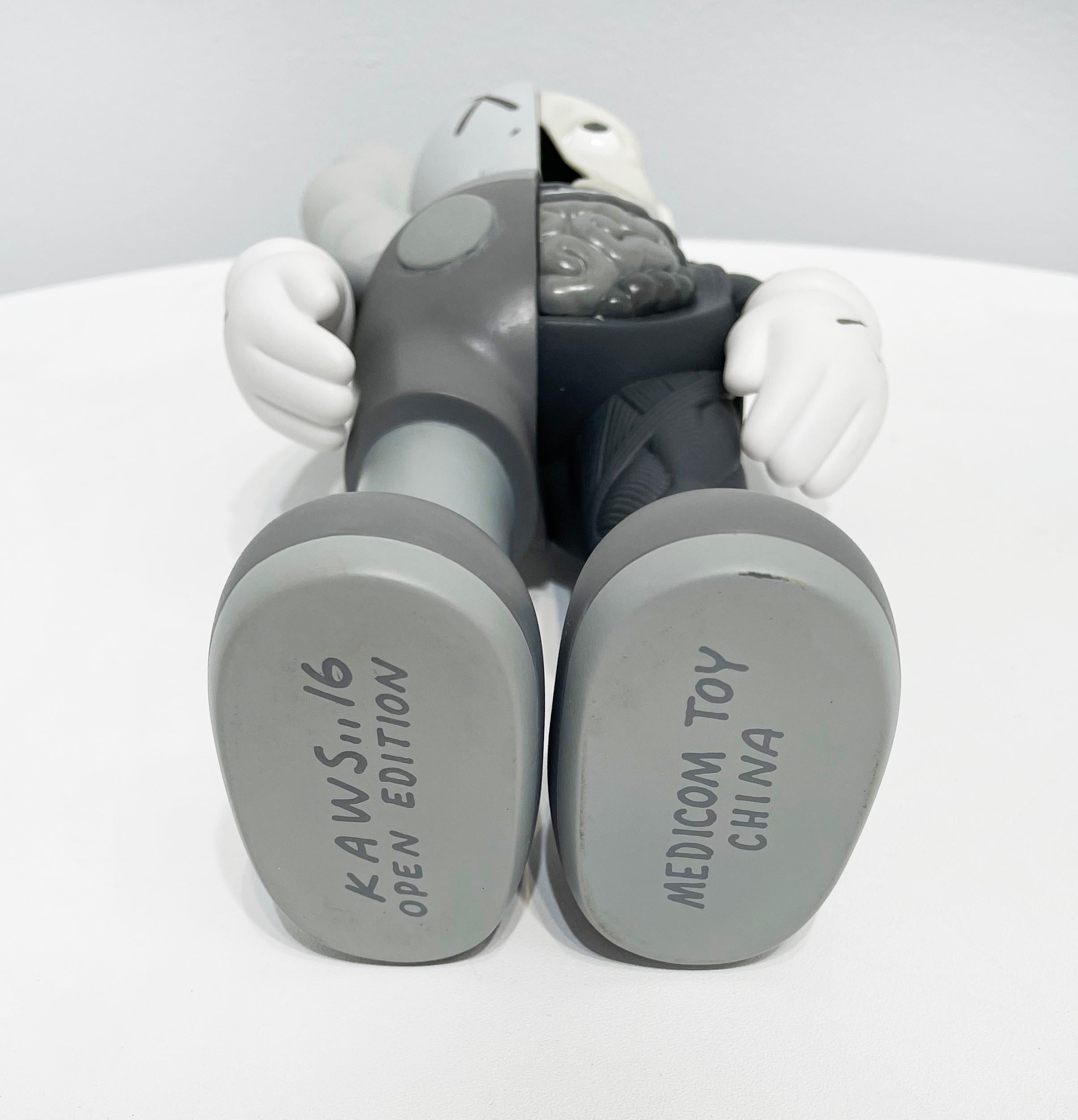 Artist:  KAWS, 
Title:  Companion Flayed (Gray)
Series:  Toys
Date:  2016
Medium:  Sculpture
Unframed Dimensions:  11