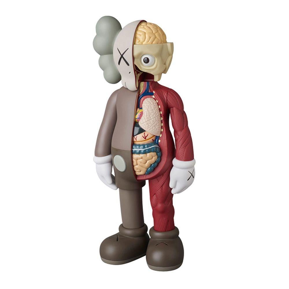 kaws companion open edition vinyl figure brown