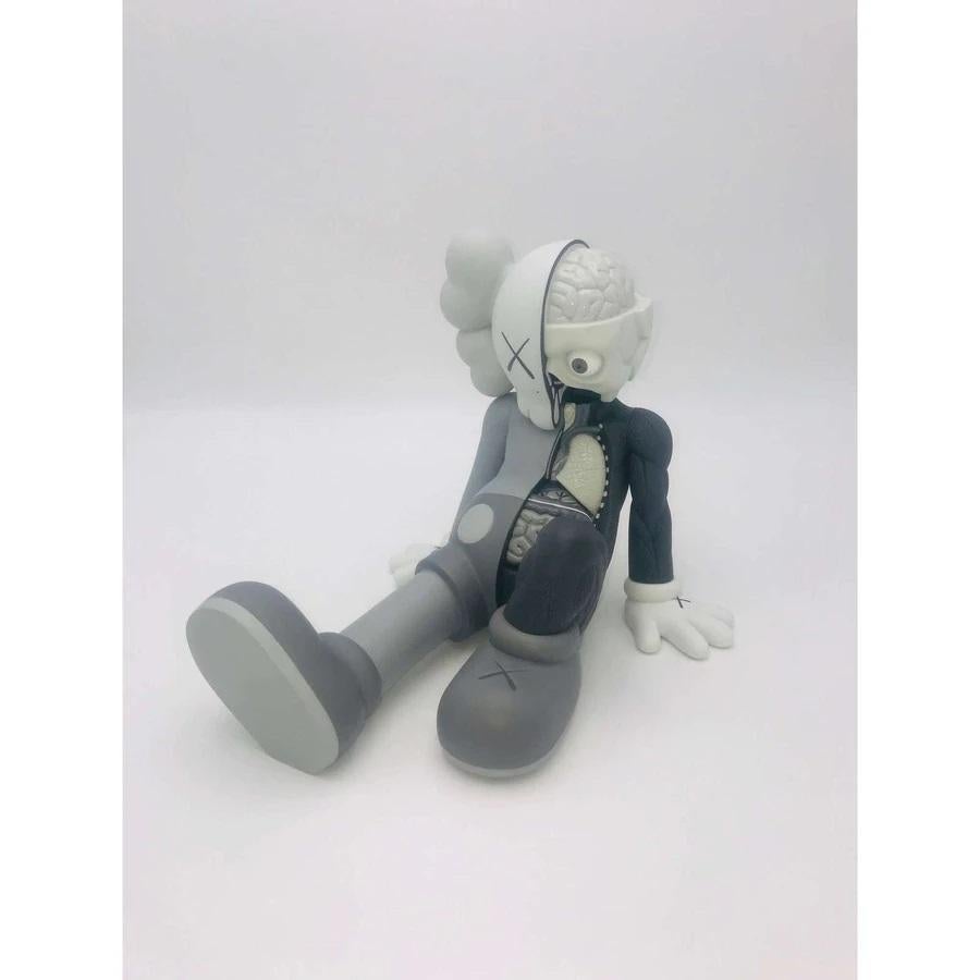 Companion Resting Place (Mono) - Gray Figurative Sculpture by KAWS