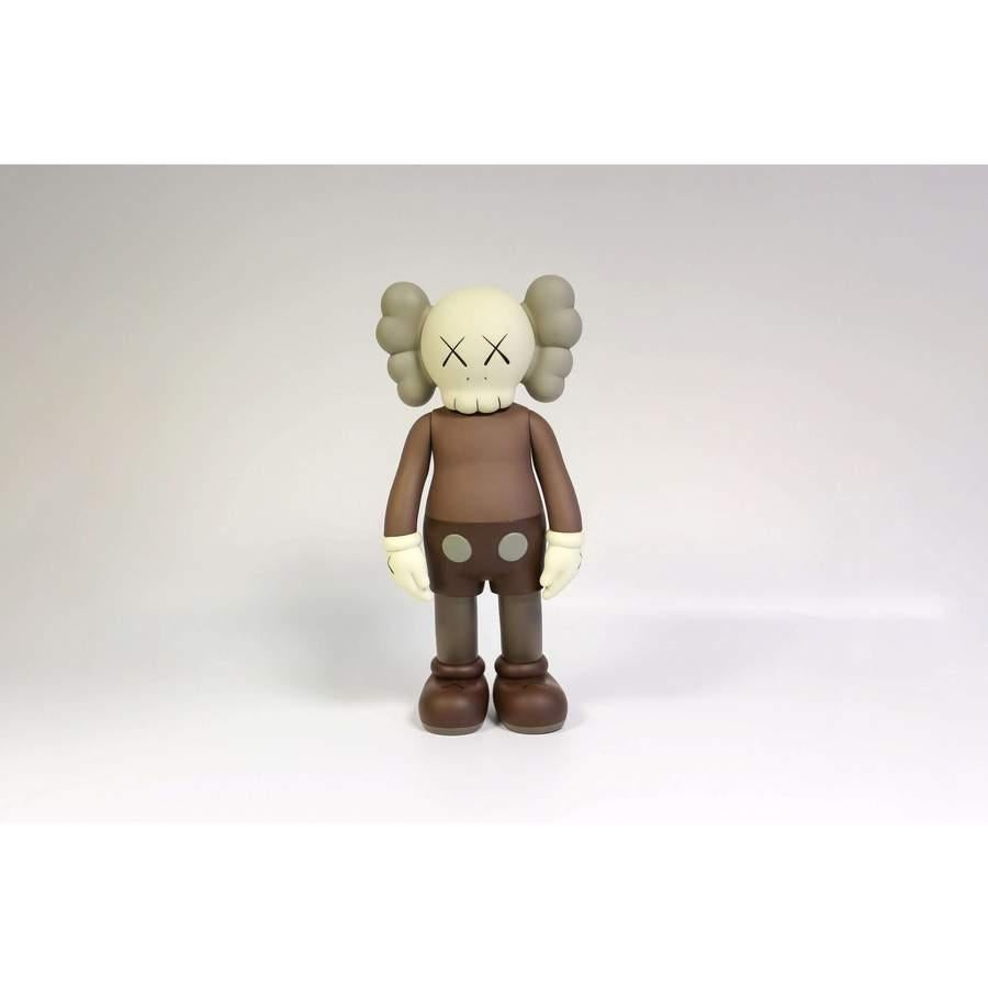 Five Years Later Companion (Brown) - Sculpture by KAWS