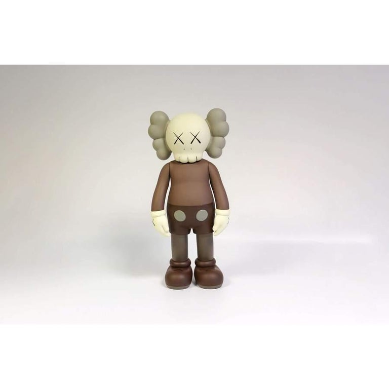 Five Years Later Companion (Brown) - Sculpture by KAWS