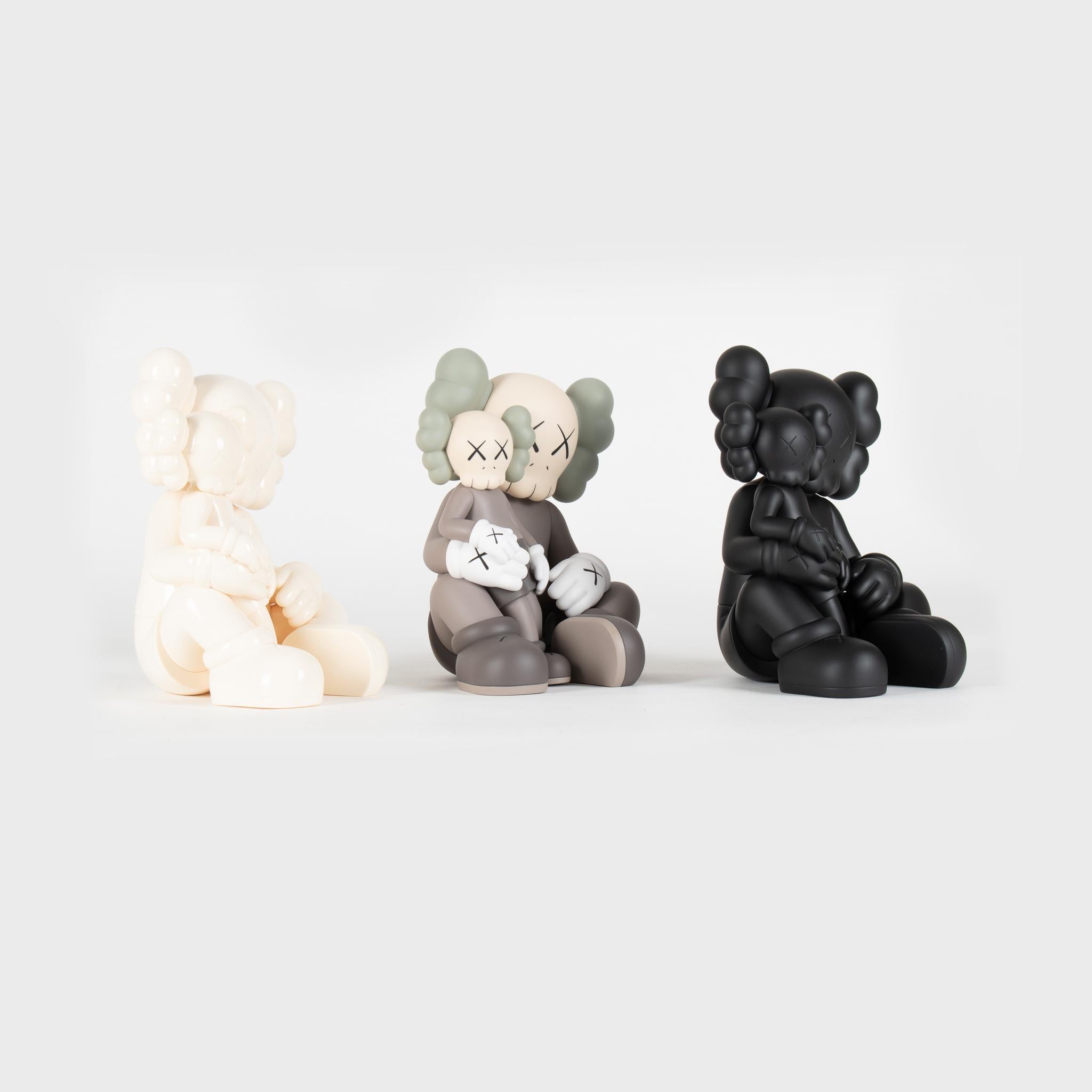 Holiday Changbai Mountain Figure (Black, Brown, Snowy White) - Sculpture by KAWS