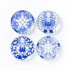 Holiday Plates - Blue