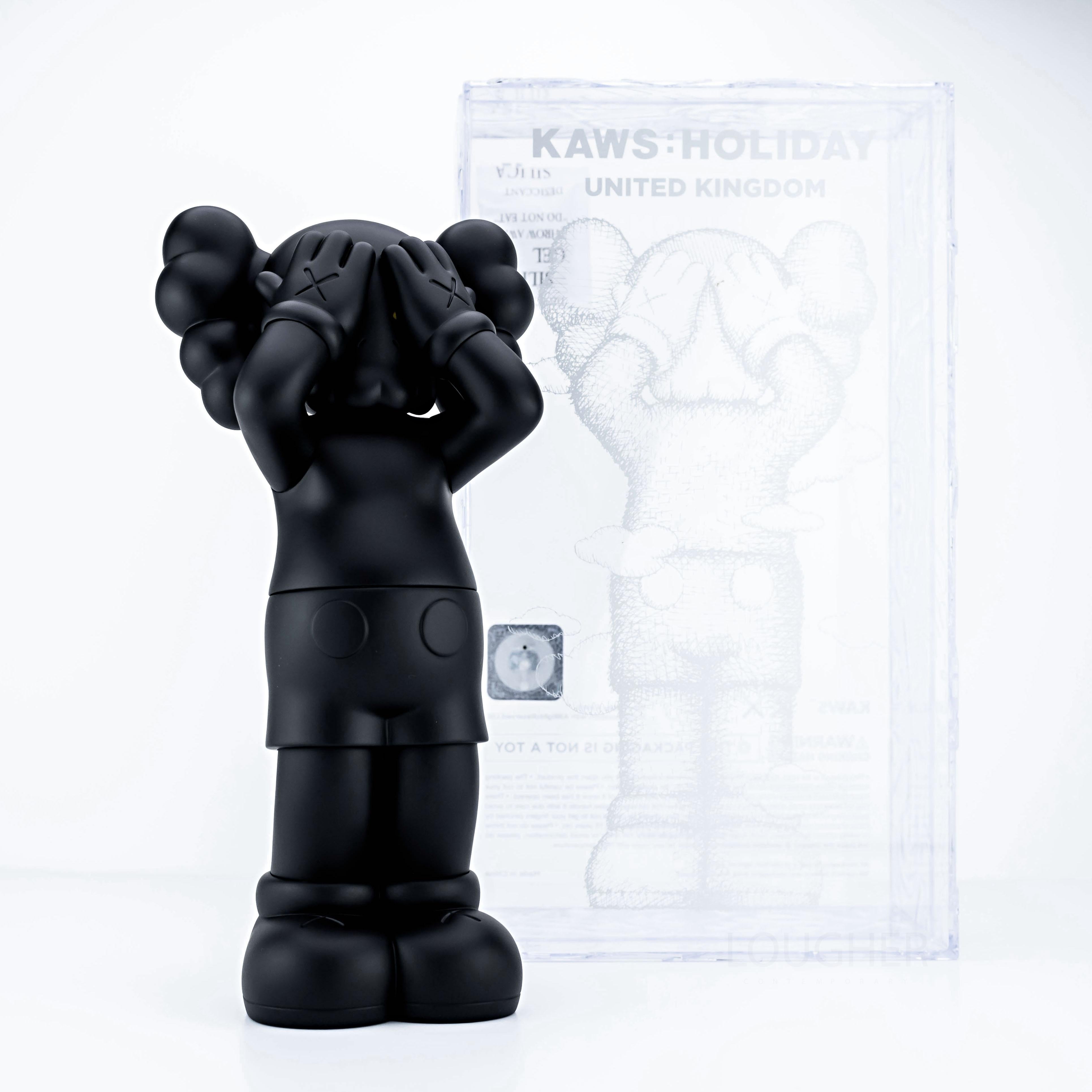 Holiday UK (Black) - Sculpture by KAWS