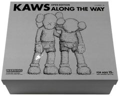 KAWS 2019 "Along the Way" Gray Set of two vinyl figures from Medicom Toy Corp.