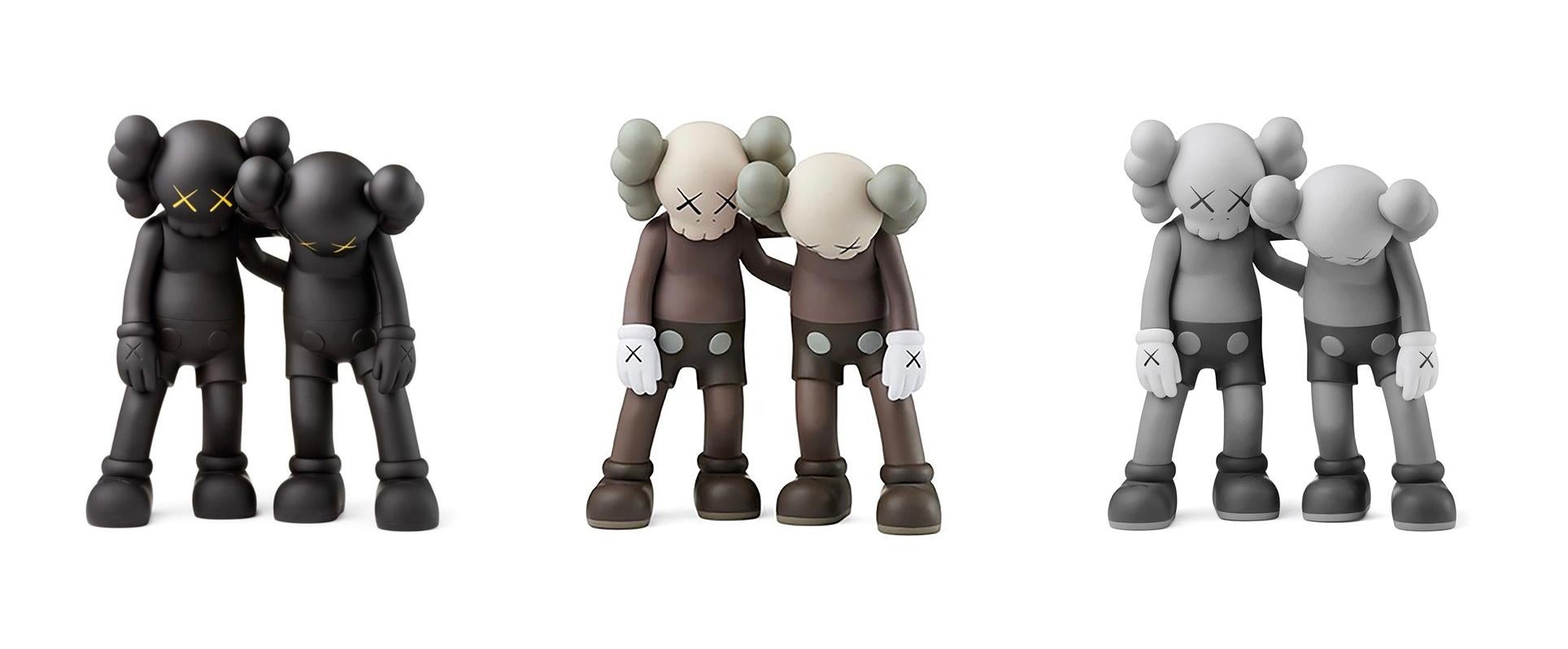 KAWS - Along The Way - Schwarze, braune und graue Version (Set von 3)