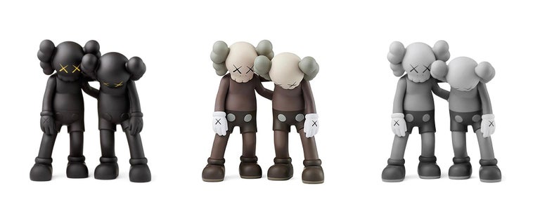 KAWS Along The Way (Set of 3), Black, Brown and Grey versions. 
New & unopened in its original packaging.
Medium: Vinyl & Cast Resin

Provenance: Modern Art Museum of Fort Worth