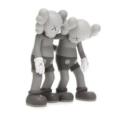 KAWS Along The Way Grey Sculpture, Vinyl & Resin, Pop Art, 2010+
