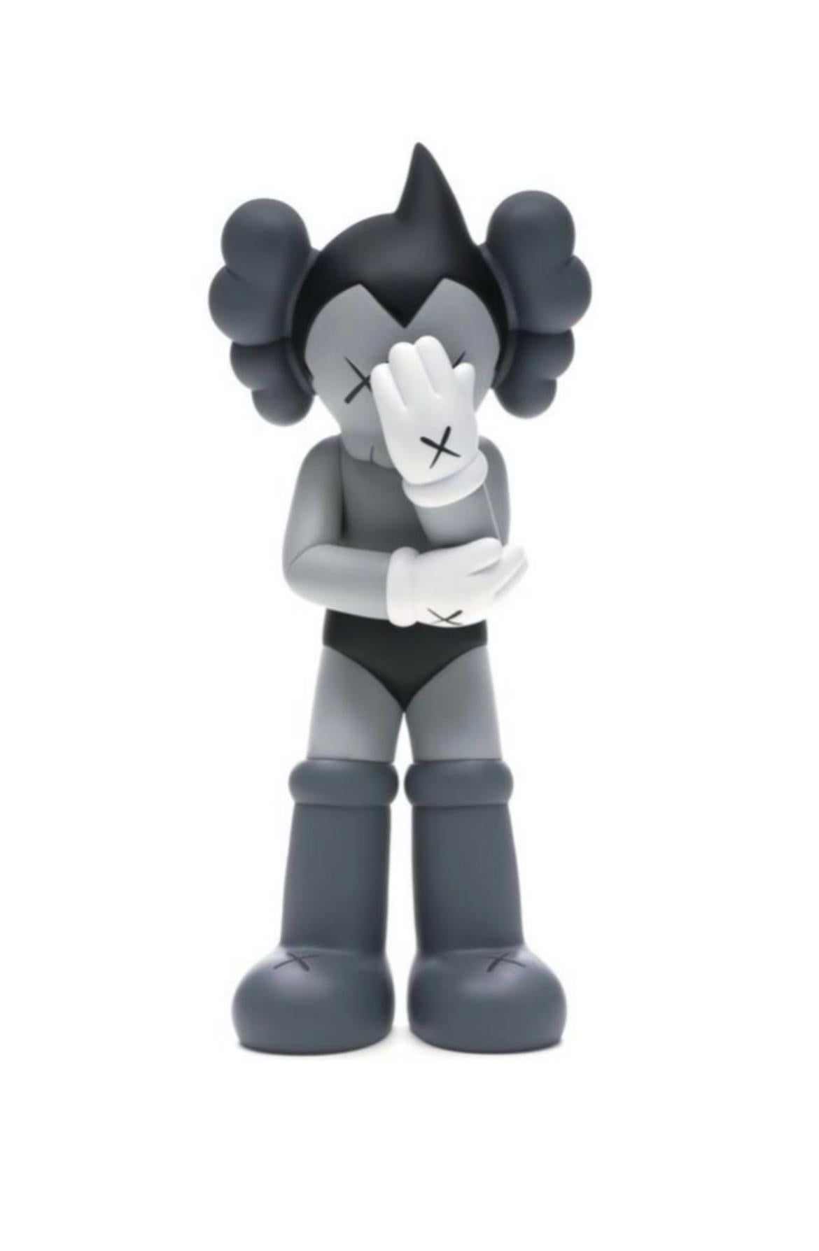 KAWS Astro Boy Grey Vinyl Figure For Sale 1