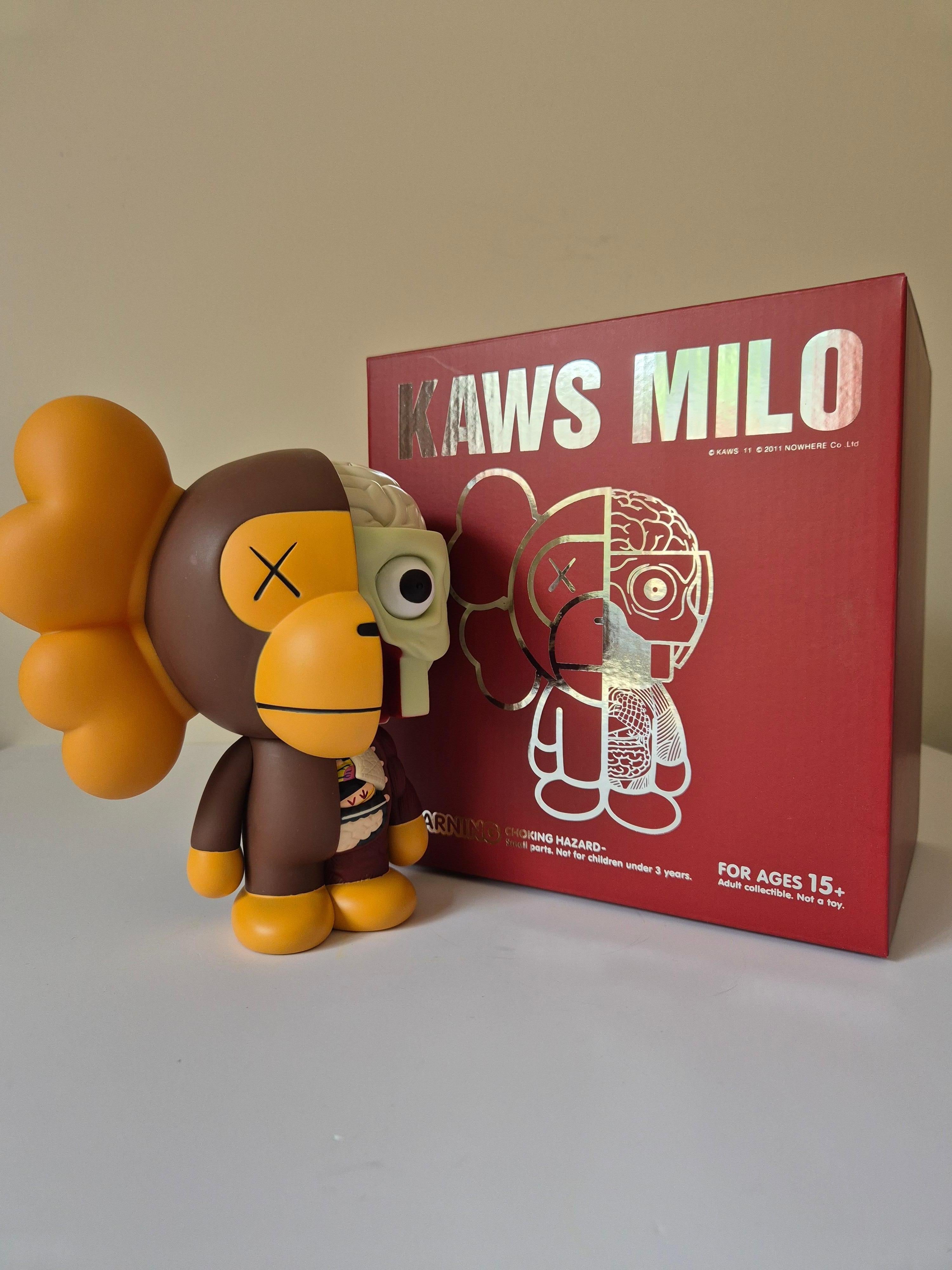 KAWS BAPE Dissected Milo (White) For Sale 4