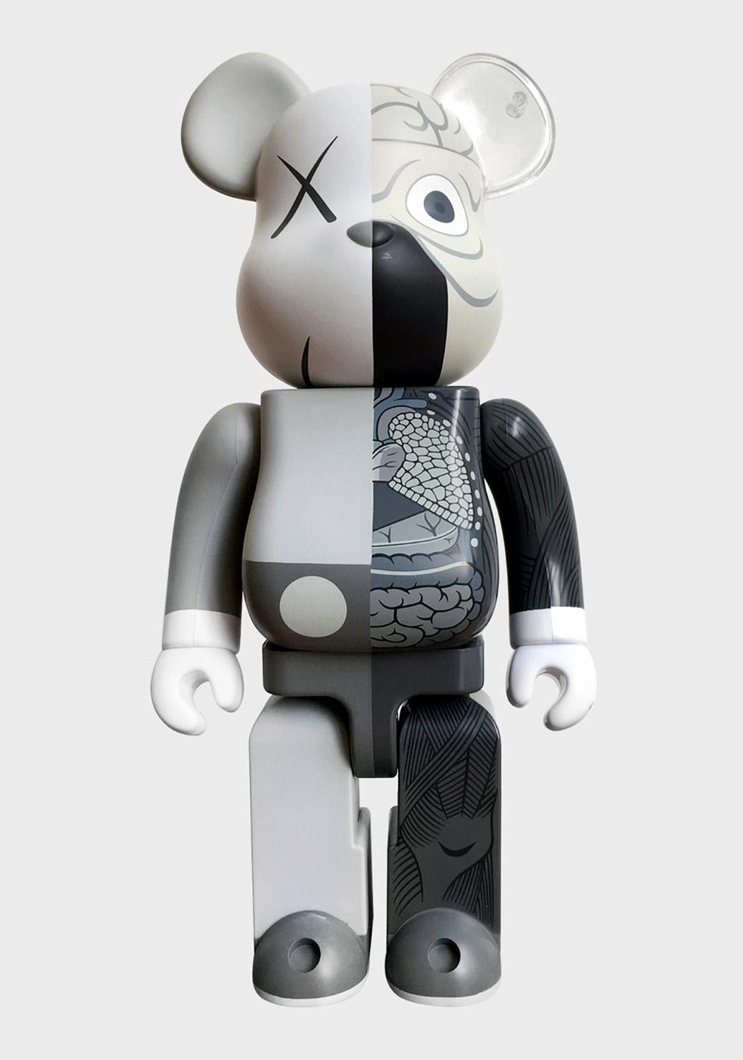 KAWS Bearbrick Set of 3 (KAWS Be@rbrick 400% dissected companions) For Sale 2