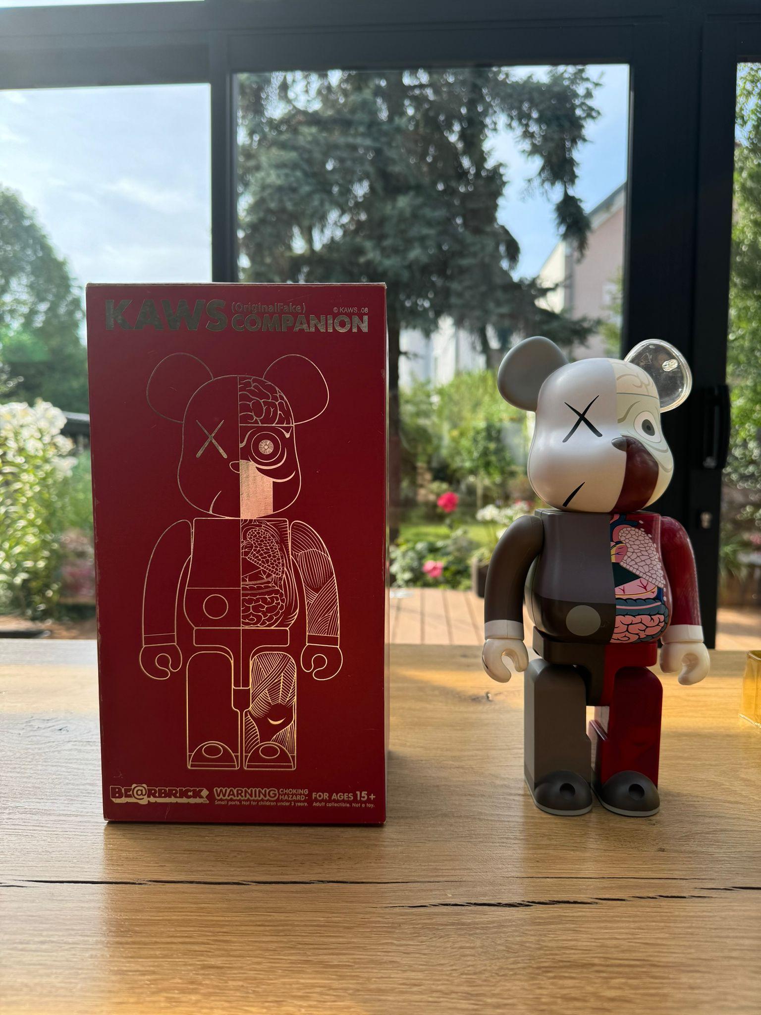 BE@RBRICK KAWSDissectedCompanionGREY400% KAWS Kaws Bearbriks