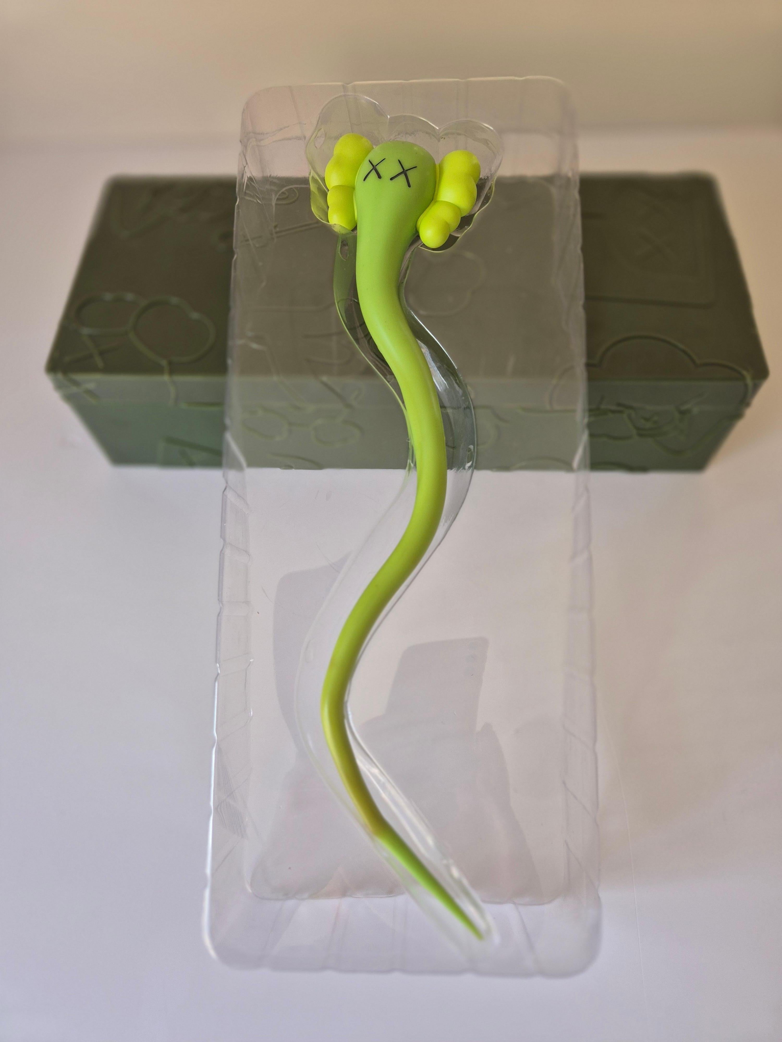 KAWS Bendy (Green)
2003
Painted vinyl
35.6 x 7.6 cm
Stamped to the reverse
Limited edition of 500
Coming in its original box
