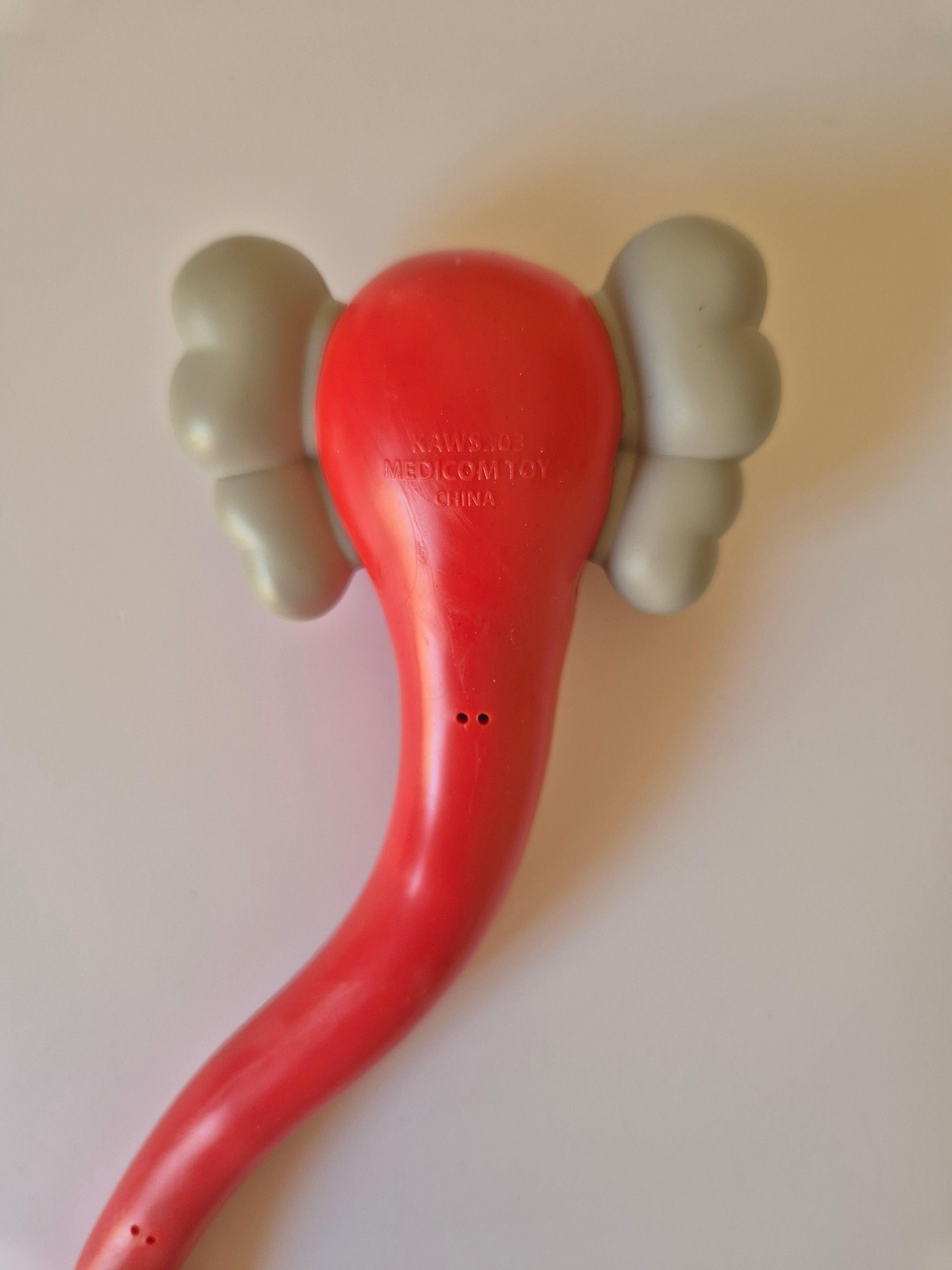 KAWS Bendy (Red) For Sale 1